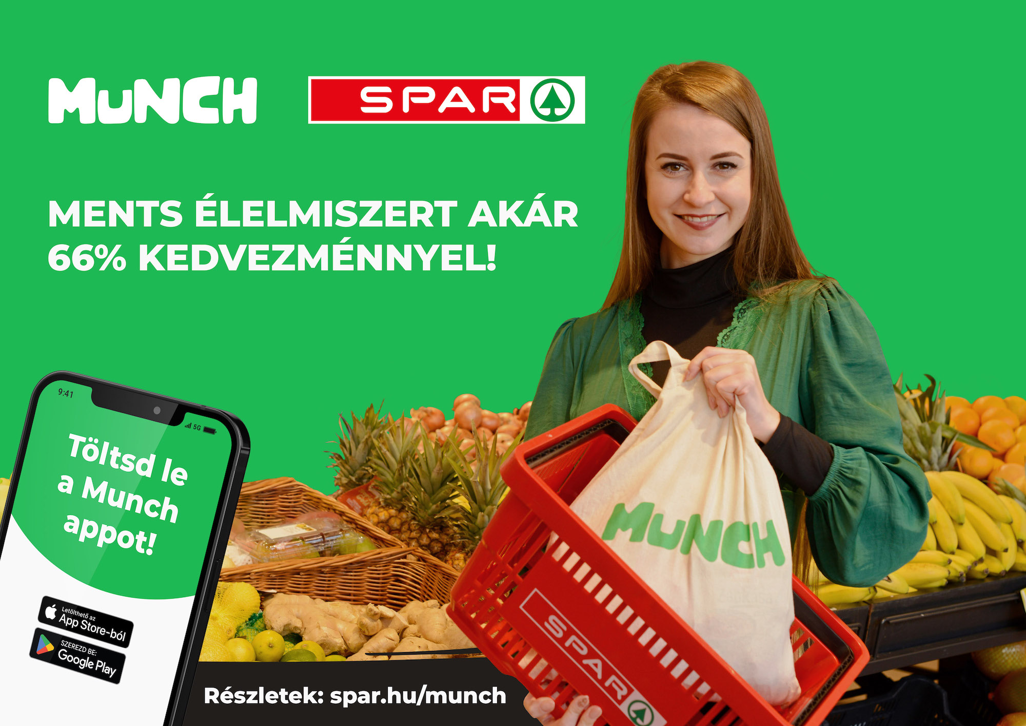 A SPAR és a Munch együtt tesz az élelmiszerpazarlás csökkentéséért A SPAR és a Munch együtt tesz az élelmiszerpazarlás csökkentéséért